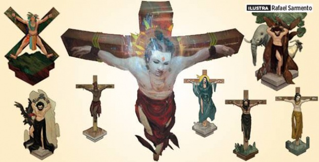 Quais outras figuras religiosas também foram crucificadas?