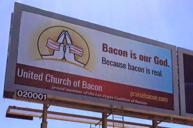 Ateus dos Estados Unidos criam igreja que venera o Deus Bacon